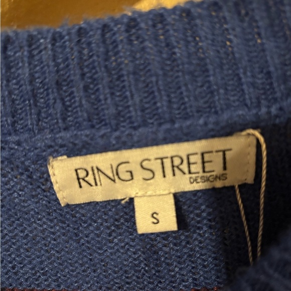 - Ring streets kidcore rainbow crop Colorful Striped Women's Sweater S - Picture 3 of 3